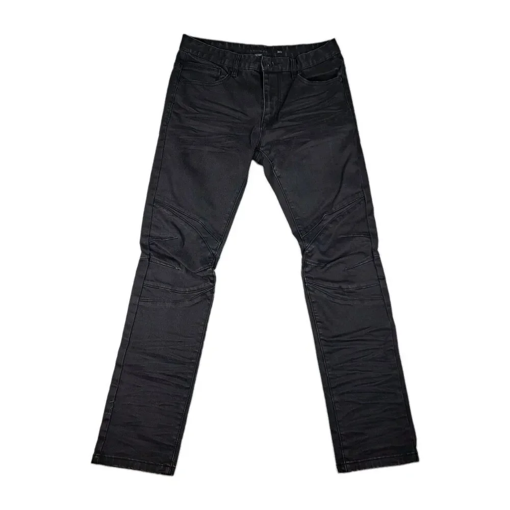 Decibel Jeans Men's 34x32 Black Denim Straight Skinny